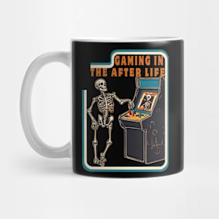 Skeleton play arcade games Mug